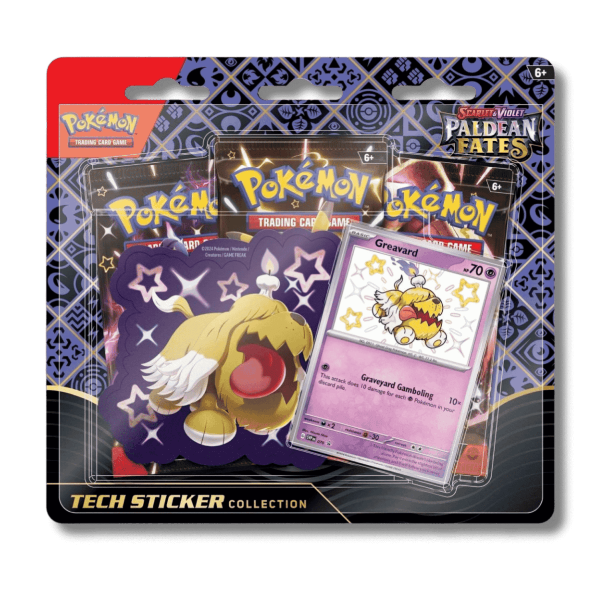 Pokemon TCG: Paldean Fates Tech Sticker Collection - Unbox Unbored
