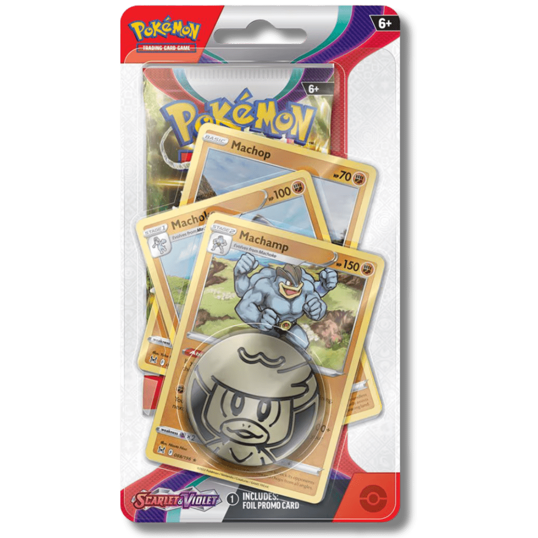 Pokemon TCG: Scarlet & Violet Premium Checklane Blister - Machamp - Unbox Unbored