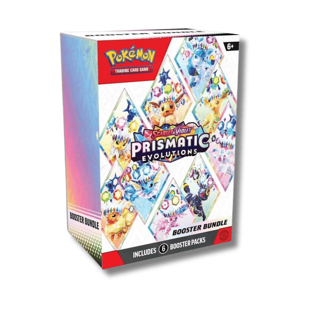 Pokemon TCG: Prismatic Evolutions Booster Bundle (6 Packs) - Unbox Unbored