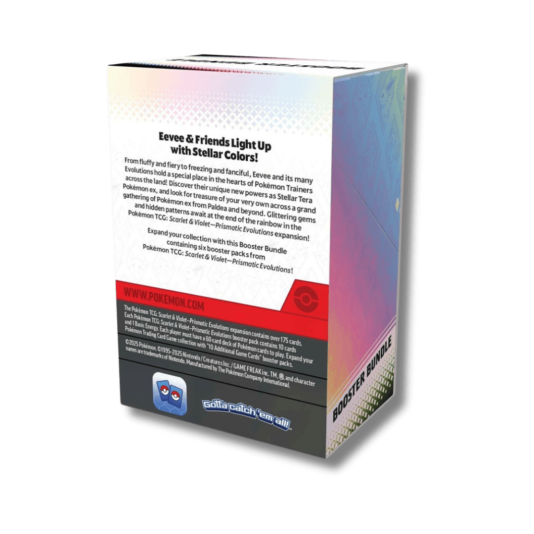 Pokemon TCG: Prismatic Evolutions Booster Bundle (6 Packs) - Unbox Unbored