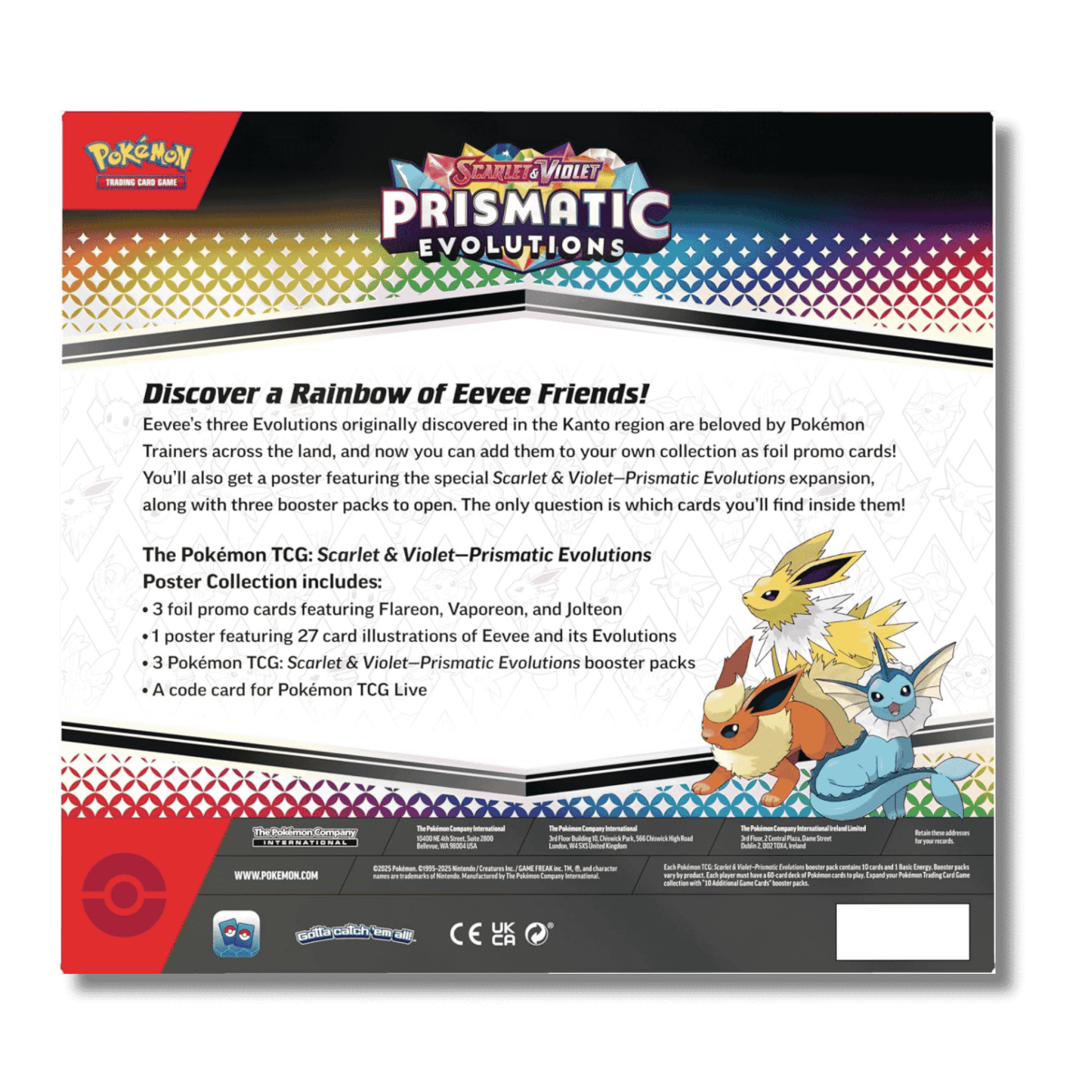 Pokemon TCG: Prismatic Evolutions - Poster Collection - Unbox Unbored