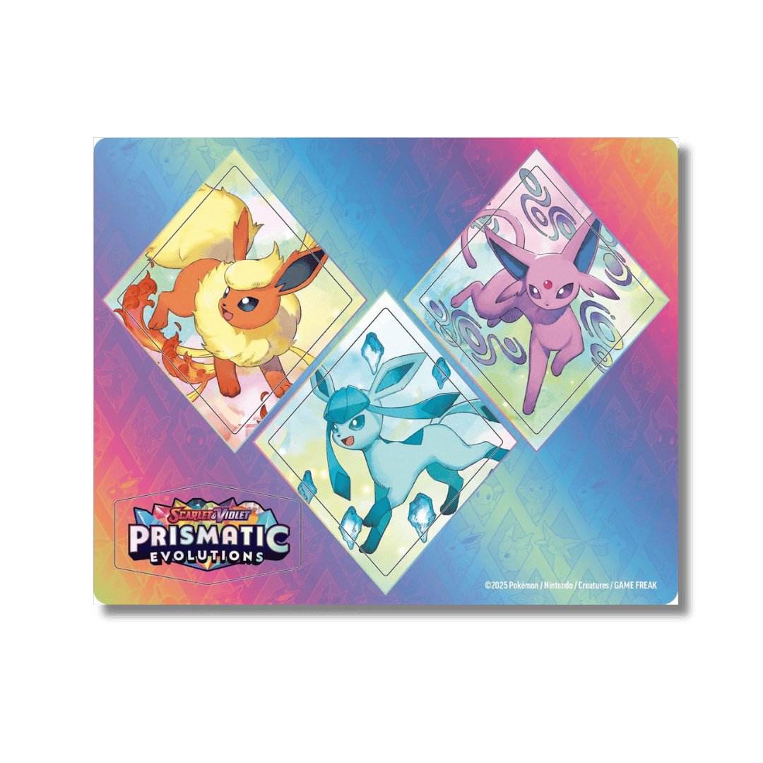 Pokemon TCG: Prismatic Evolutions - Tech Sticker Collection (Glaceon) - Unbox Unbored