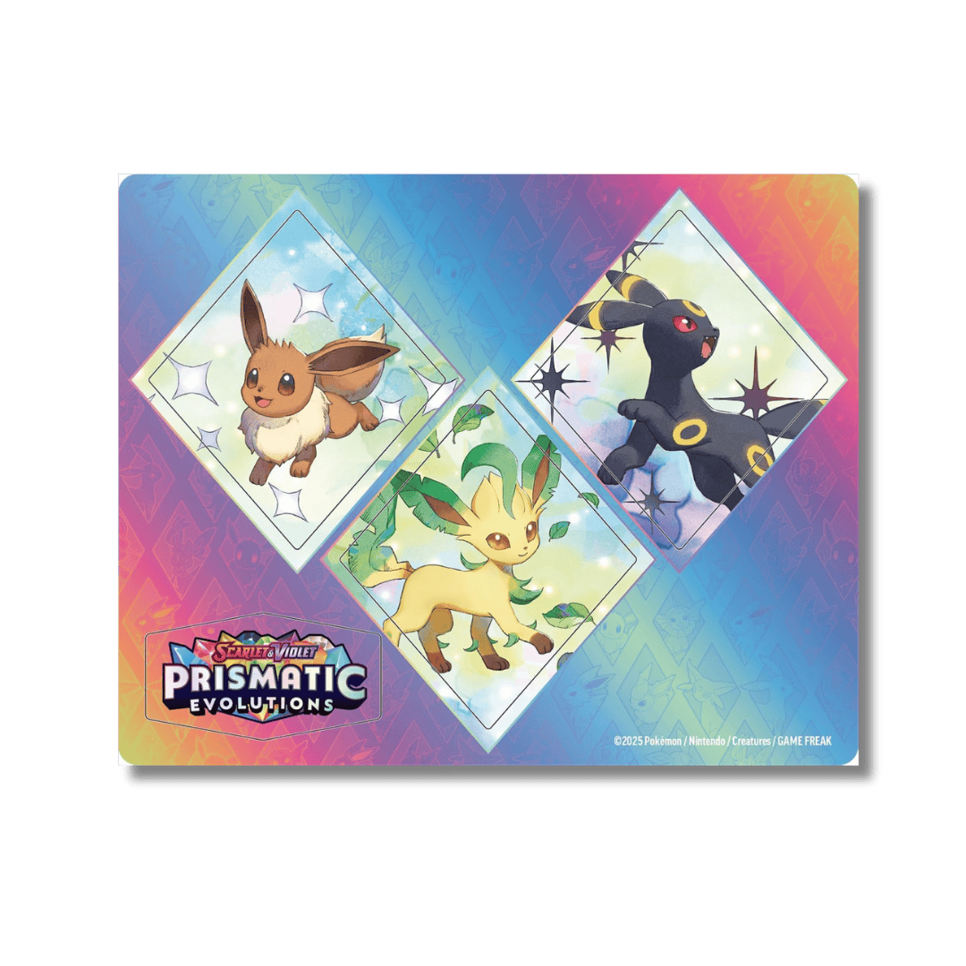 Pokemon TCG: Prismatic Evolutions - Tech Sticker Collection (Leafeon) - Unbox Unbored