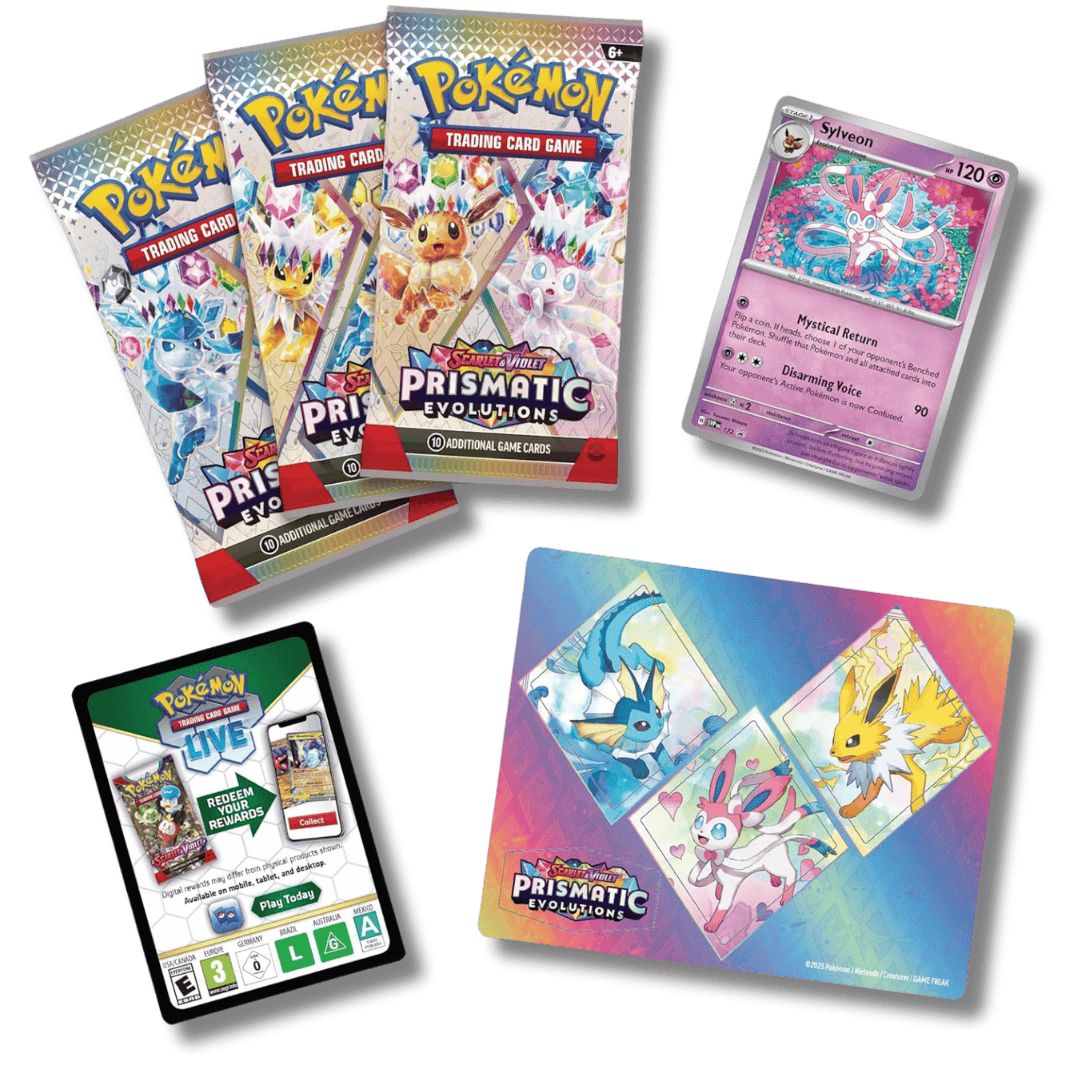 Pokemon TCG: Prismatic Evolutions - Tech Sticker Collection (Sylveon) - Unbox Unbored
