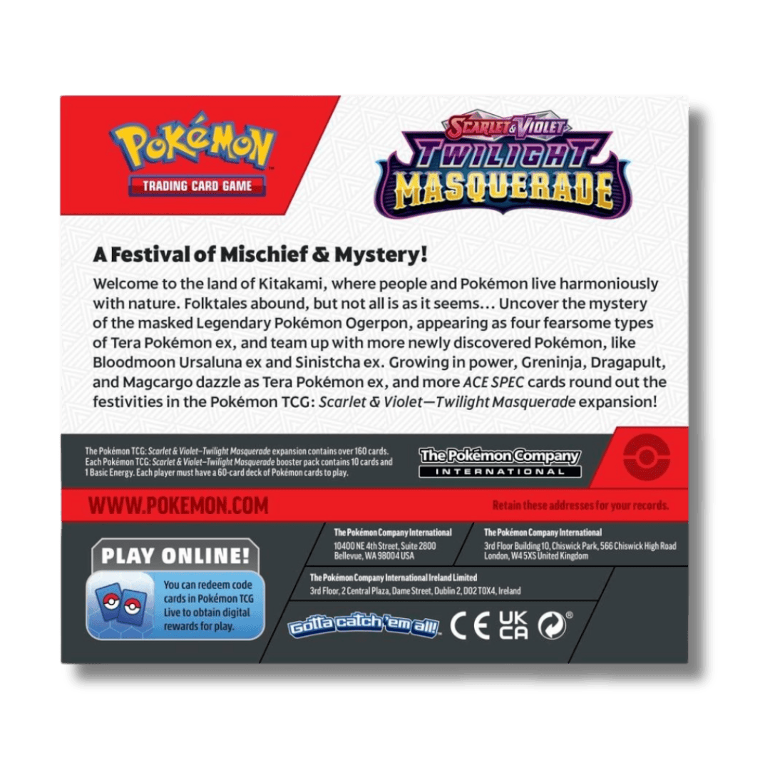 Pokemon TCG: Twilight Masquerade - Booster Box - Unbox Unbored