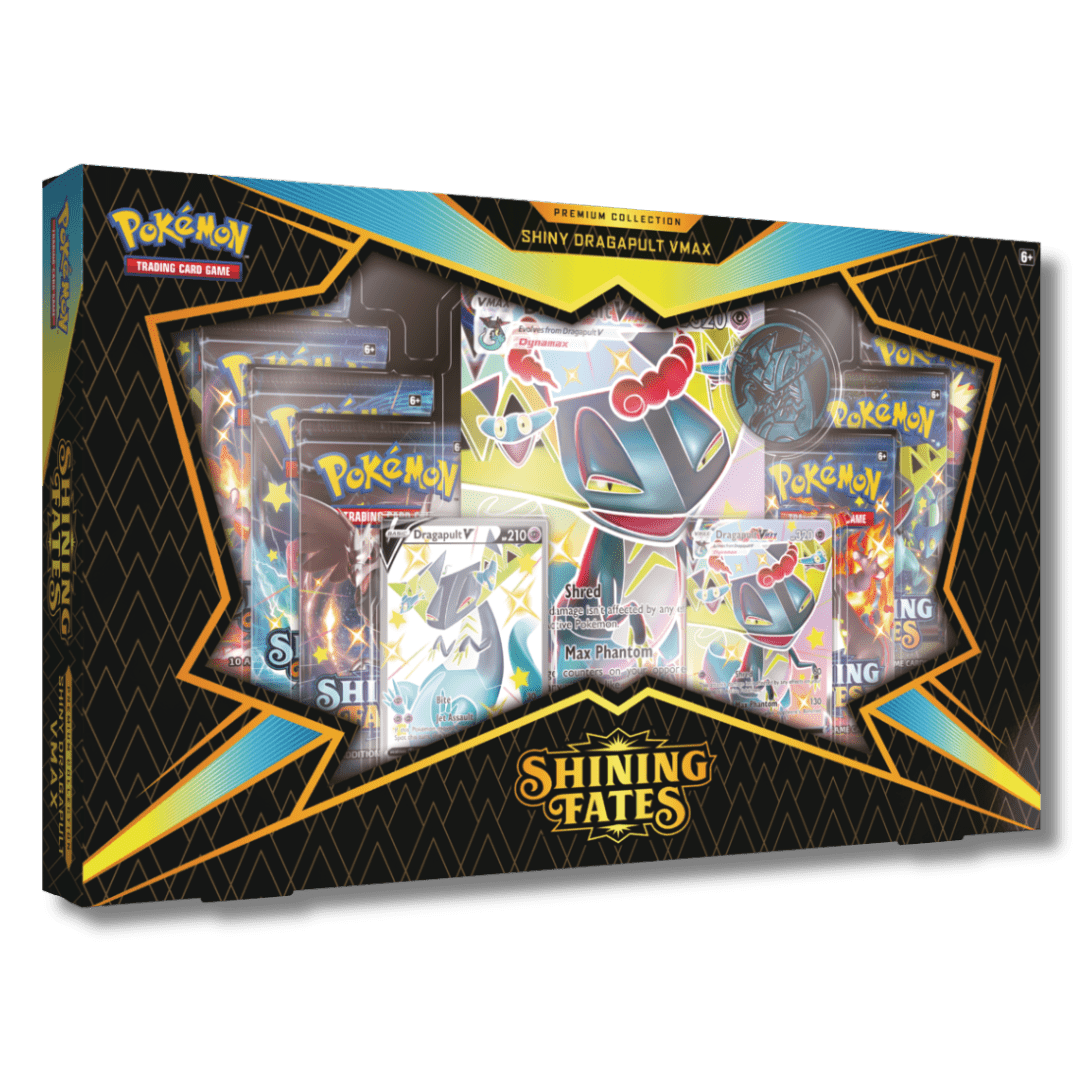 Pokemon TCG: Shining Fates Premium Collection - Shiny Dragapult VMAX - Unbox Unbored