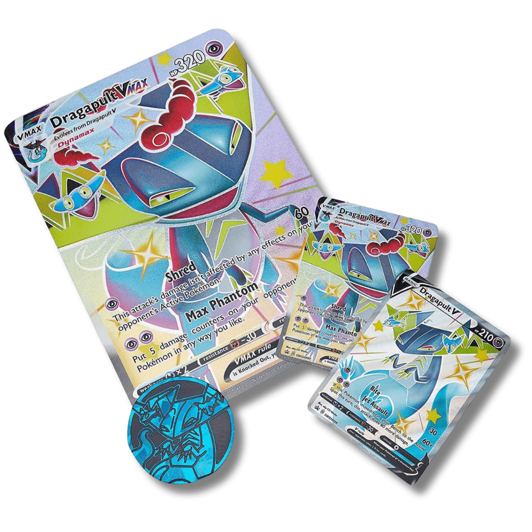 Pokemon TCG: Shining Fates Premium Collection - Shiny Dragapult VMAX - Unbox Unbored