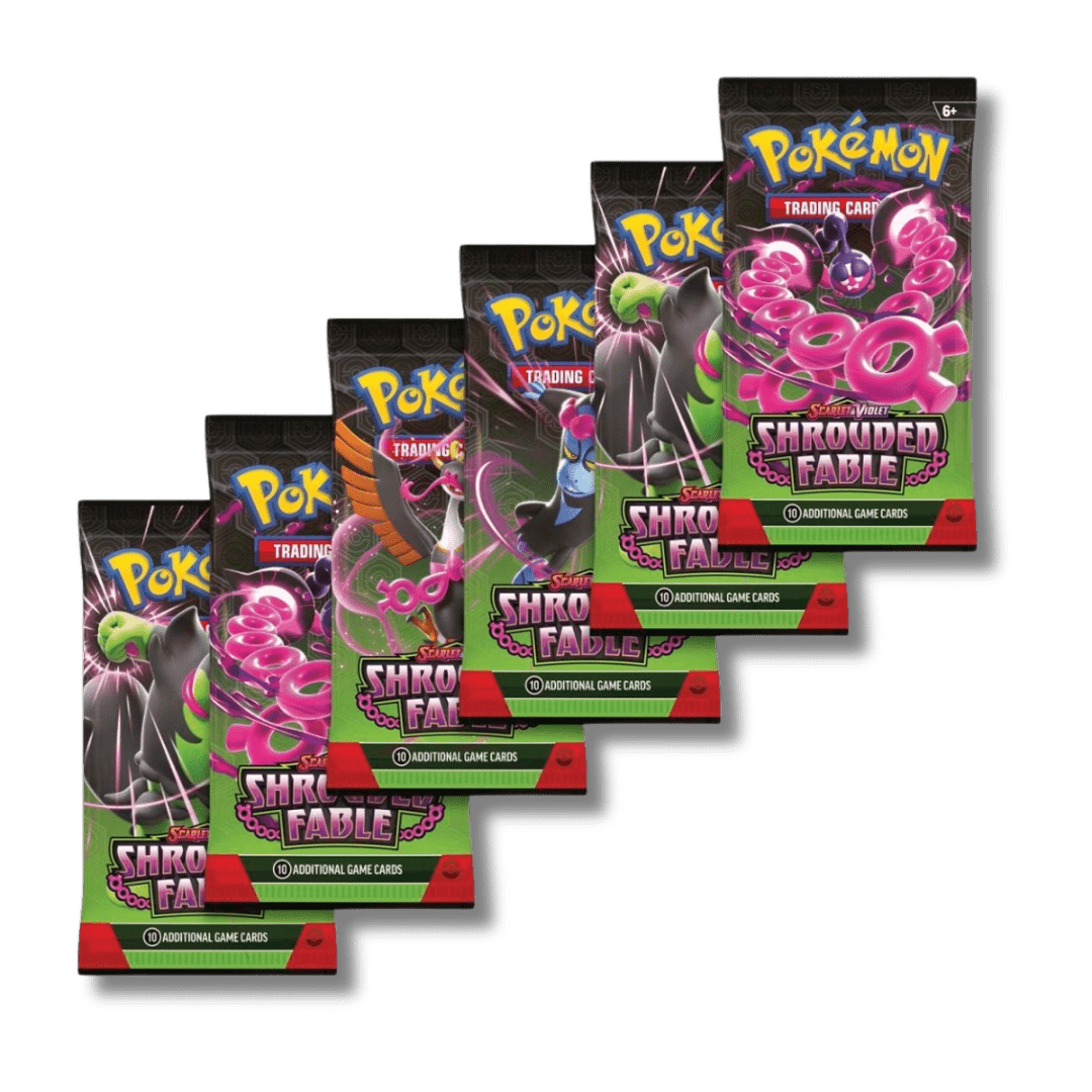 Pokemon TCG: Shrouded Fable Booster Bundle (6 Packs) - Unbox Unbored