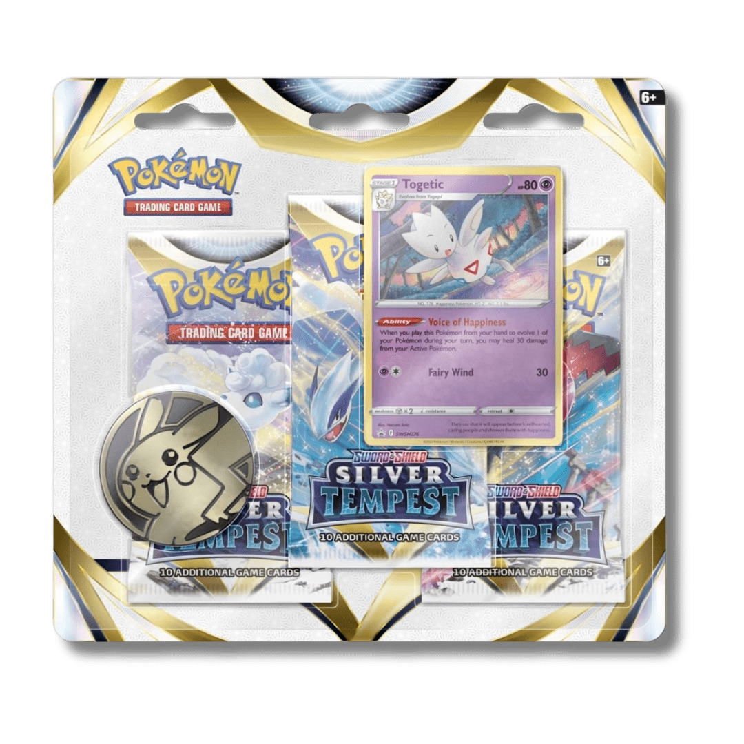 Pokemon TCG: Silver Tempest - 3 Booster Blister Pack - Unbox Unbored