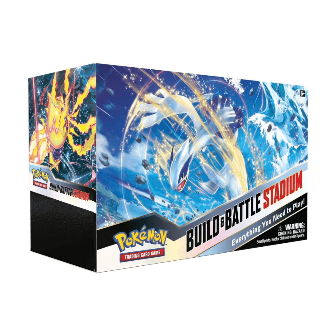 Pokemon TCG: Silver Tempest Build & Battle Stadium (12 Booster Packs) - Unbox Unbored