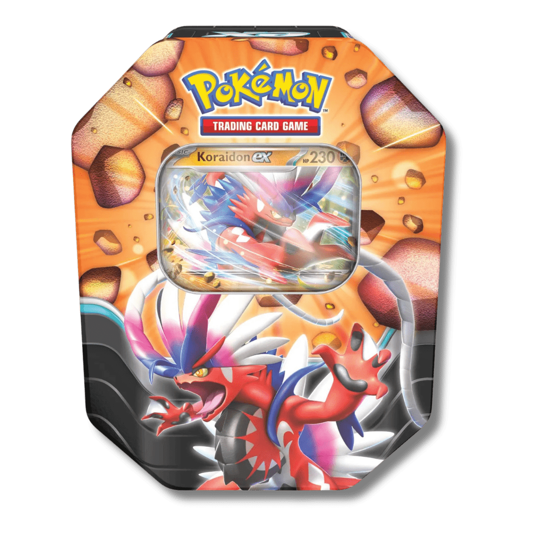 Pokemon TCG: Slashing Legends Tin - Koraidon Ex - Unbox Unbored