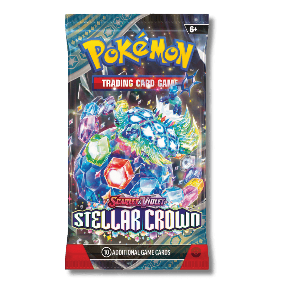 Pokemon TCG: Stellar Crown Booster Pack - Unbox Unbored