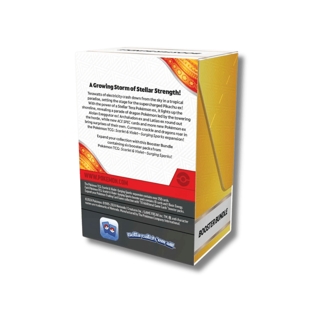 Pokemon TCG: Surging Sparks Booster Bundle (6 Packs) - Unbox Unbored