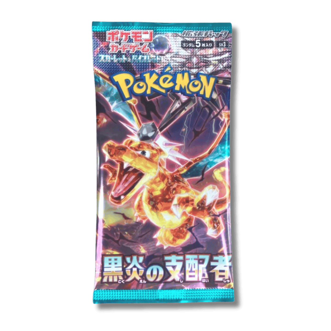 Pokemon TCG: SV3 Ruler of Black Flame Booster Pack (Japanese) - Unbox Unbored