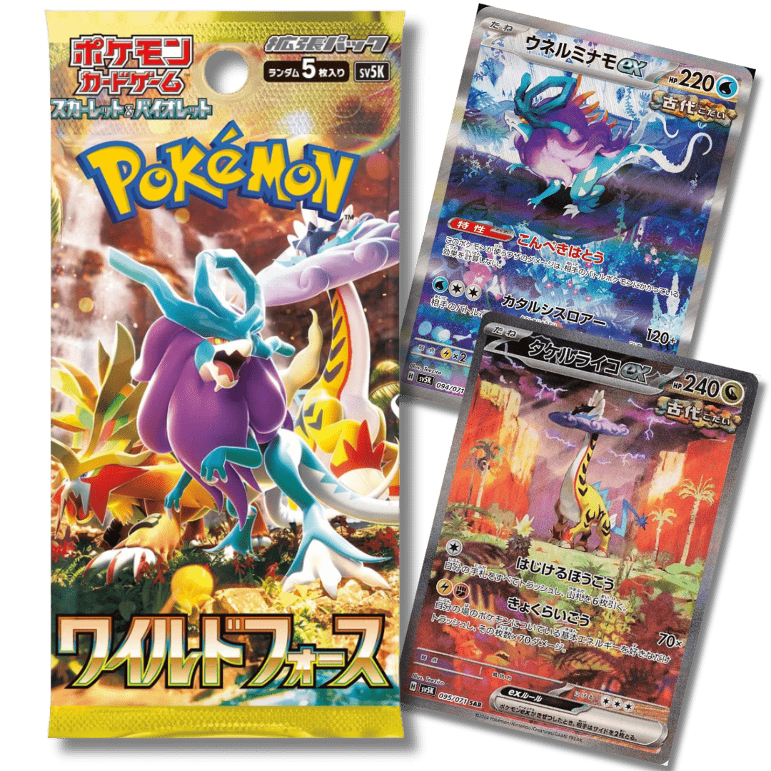 Pokemon TCG: SV5K Wild Force Booster Pack (Japanese) - Unbox Unbored