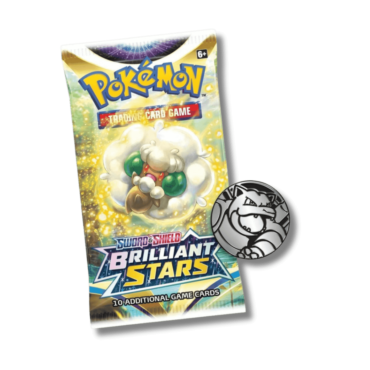 Pokemon TCG: Brilliant Stars - 3 Booster Blister Pack - Unbox Unbored
