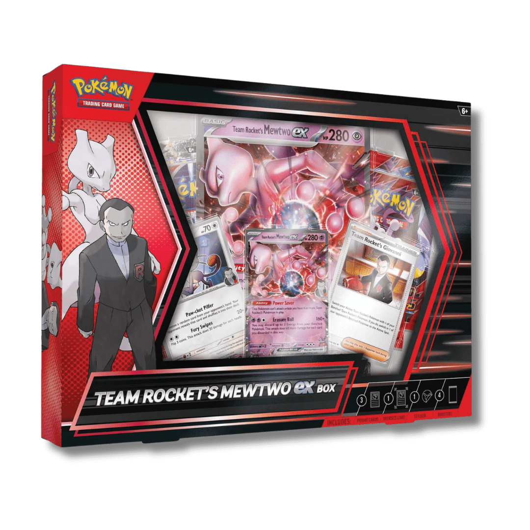 Pokemon TCG: Team Rocket's Mewtwo ex Box - Unbox Unbored