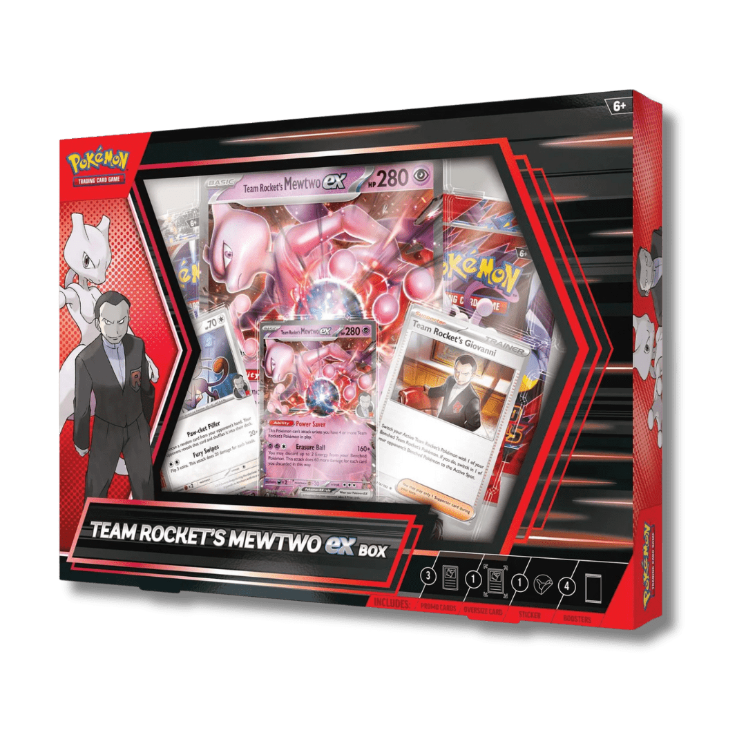 Pokemon TCG: Team Rocket's Mewtwo ex Box - Unbox Unbored