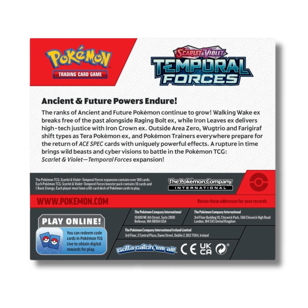 Pokemon TCG: Temporal Forces - Booster Box (36 Packs) - Unbox Unbored