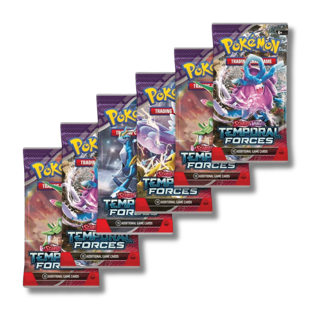 Pokemon TCG: Temporal Forces - Booster Bundle (6 Packs) - Unbox Unbored