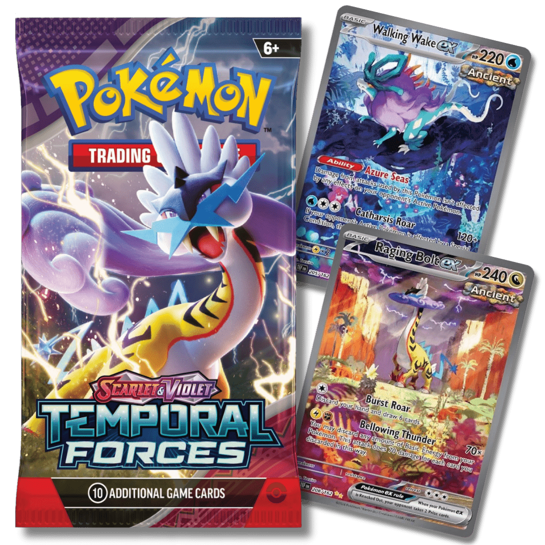 Pokemon TCG: Temporal Forces Booster Pack - Unbox Unbored