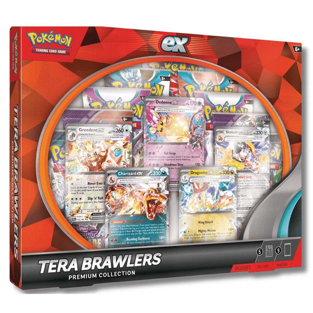 Pokemon TCG: Tera Brawlers Premium Collection - Unbox Unbored
