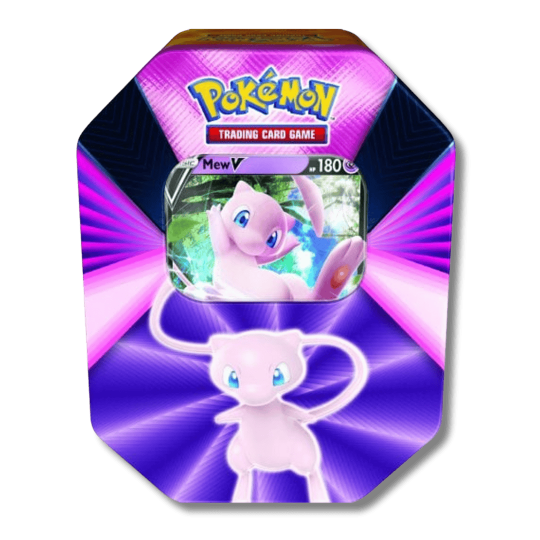 Pokemon TCG: V Powers Tin (Mew V) - Unbox Unbored