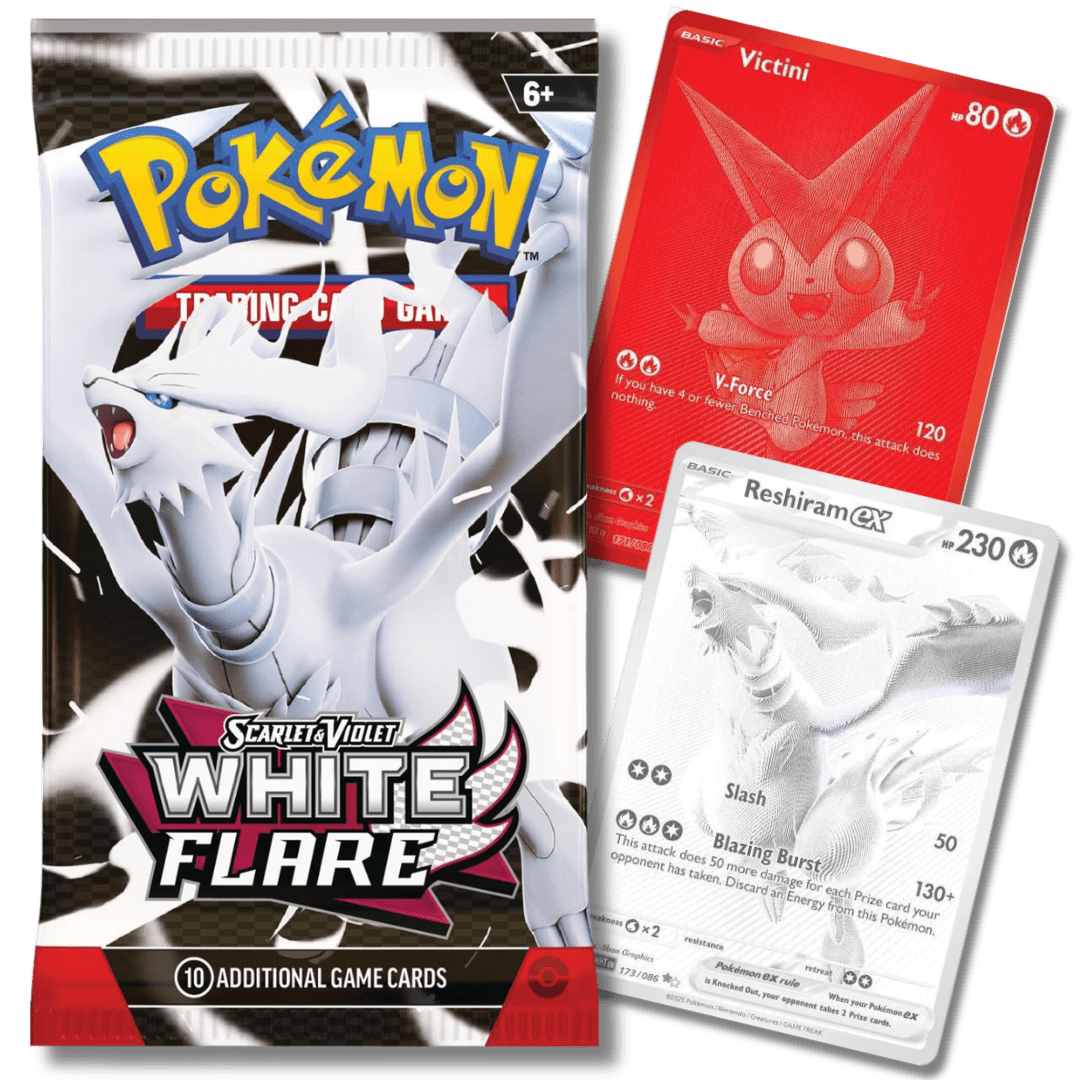 Pokemon TCG: White Flare Booster Pack - Unbox Unbored