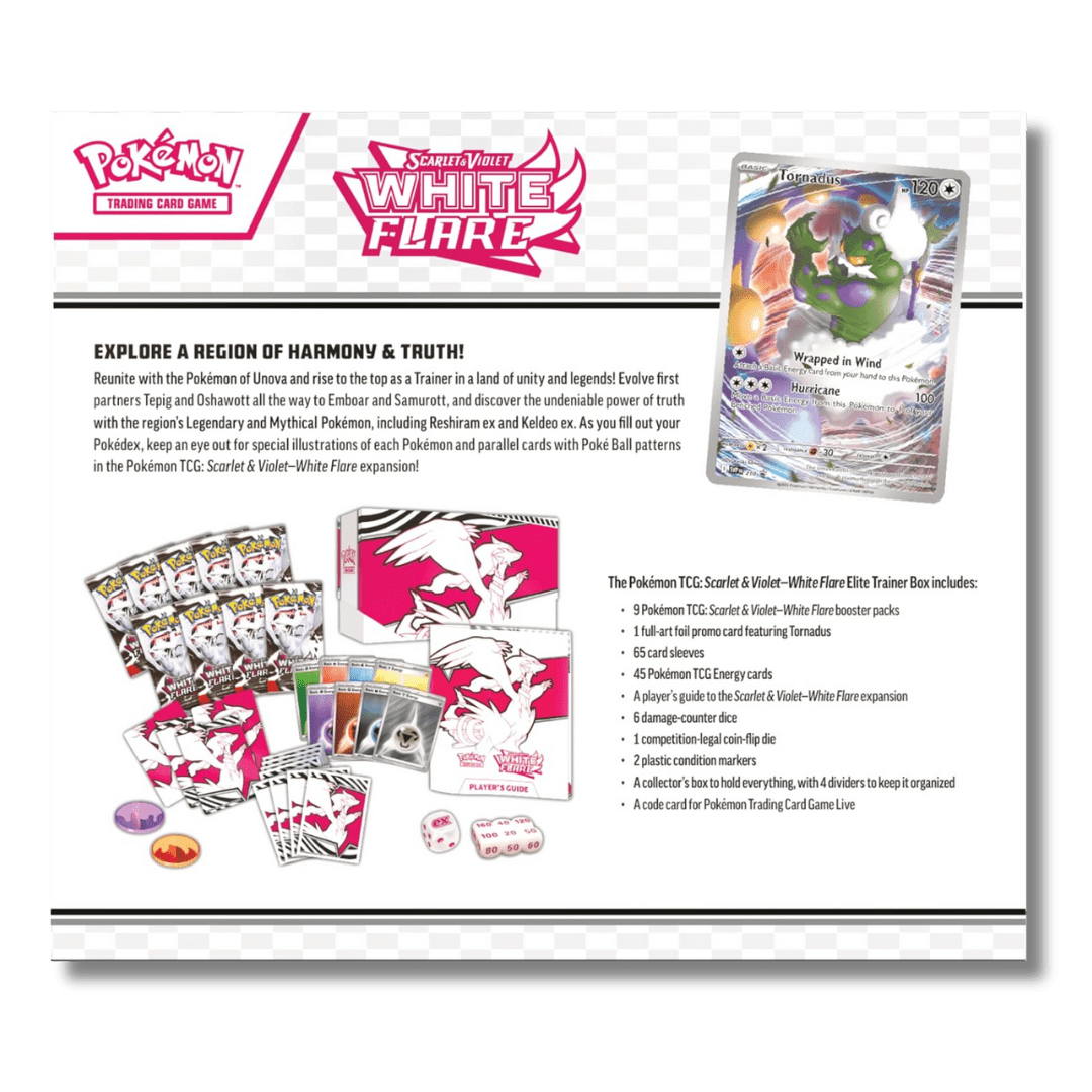 Pokémon TCG: White Flare Elite Trainer Box - Unbox Unbored
