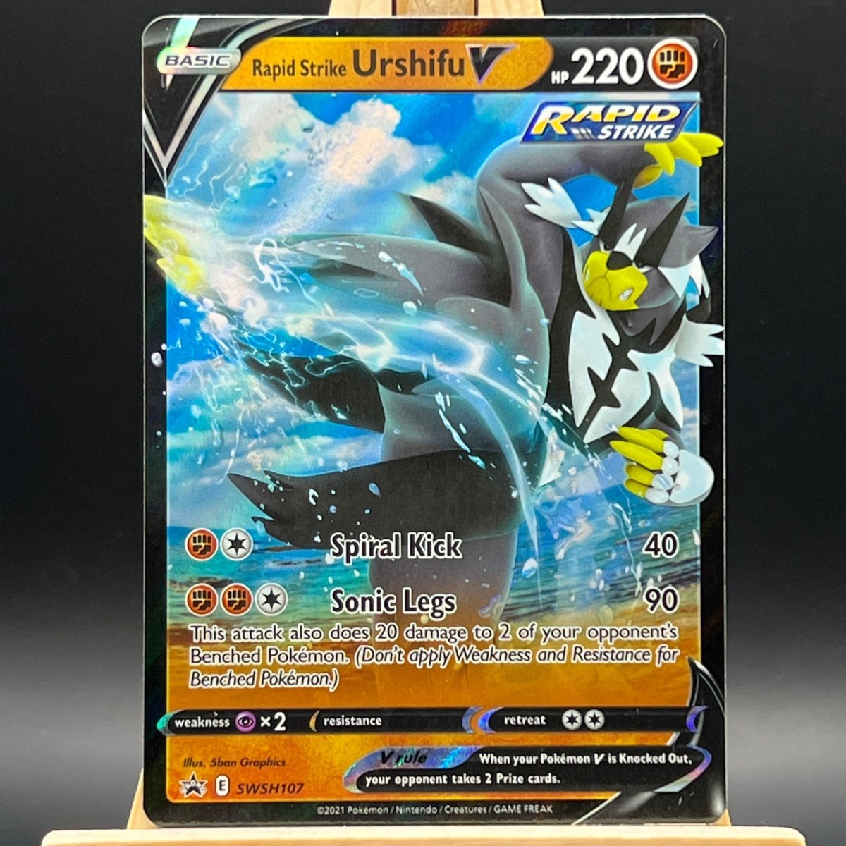 Rapid Strike Urshifu V #SWSH107 Pokemon Card (Promo) - Unbox Unbored