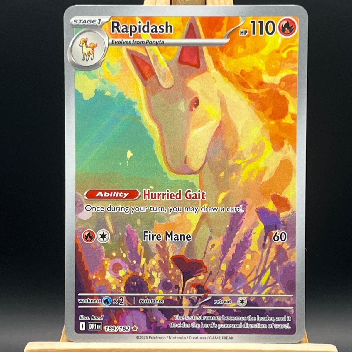 Rapidash 189 Pokemon Card (Destined Rivals) - Unbox Unbored