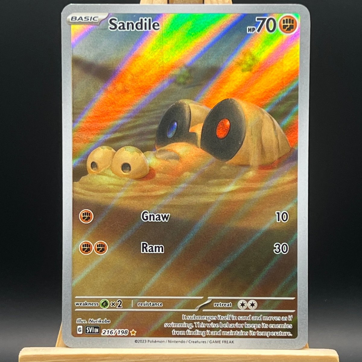 Sandile 216 Pokemon Card (Scarlet & Violet Base) - Unbox Unbored