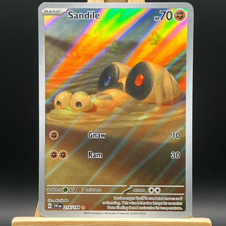 Sandile 216 Pokemon Card (Scarlet & Violet Base) - Unbox Unbored