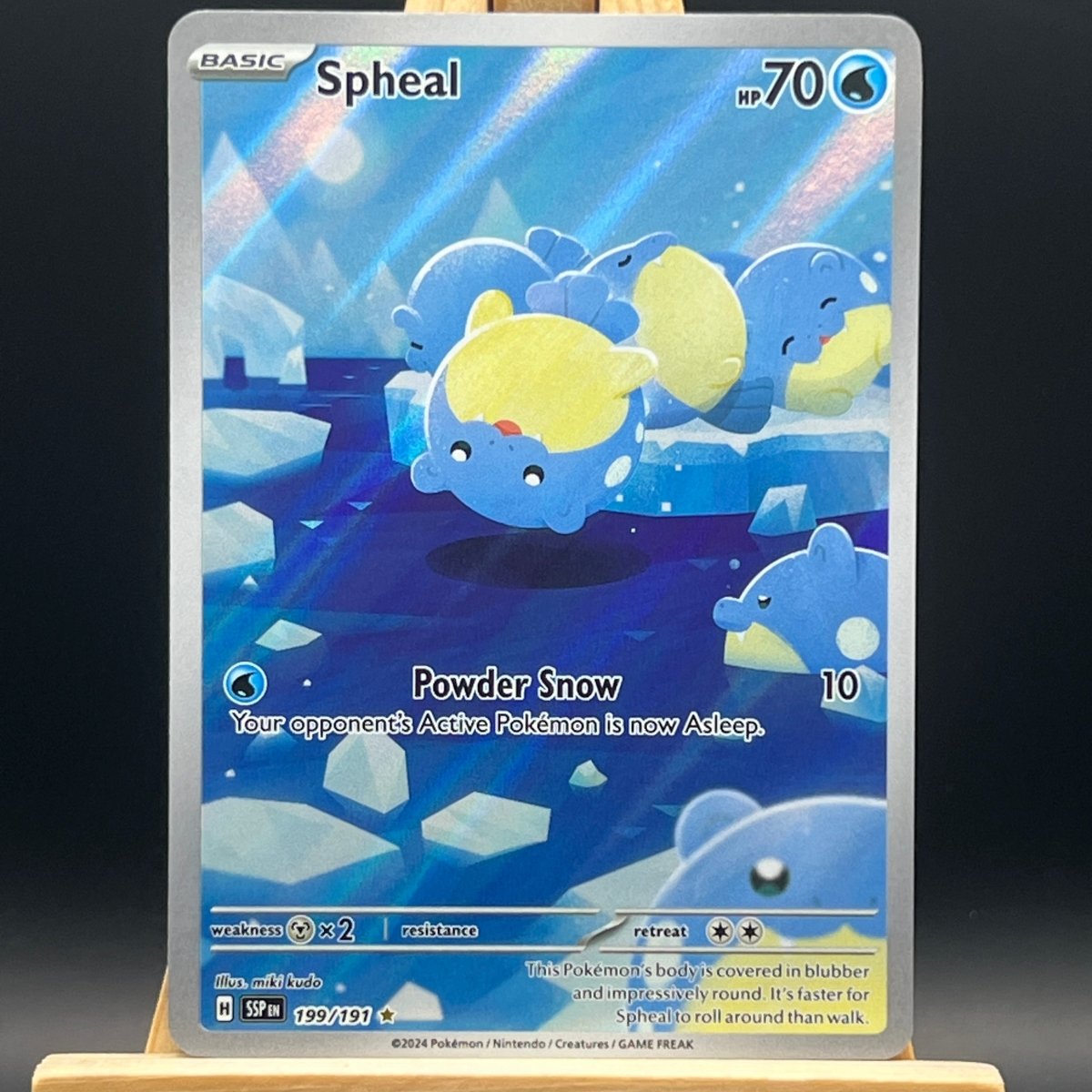 Spheal 199 Pokemon Card (Surging Sparks) - Unbox Unbored