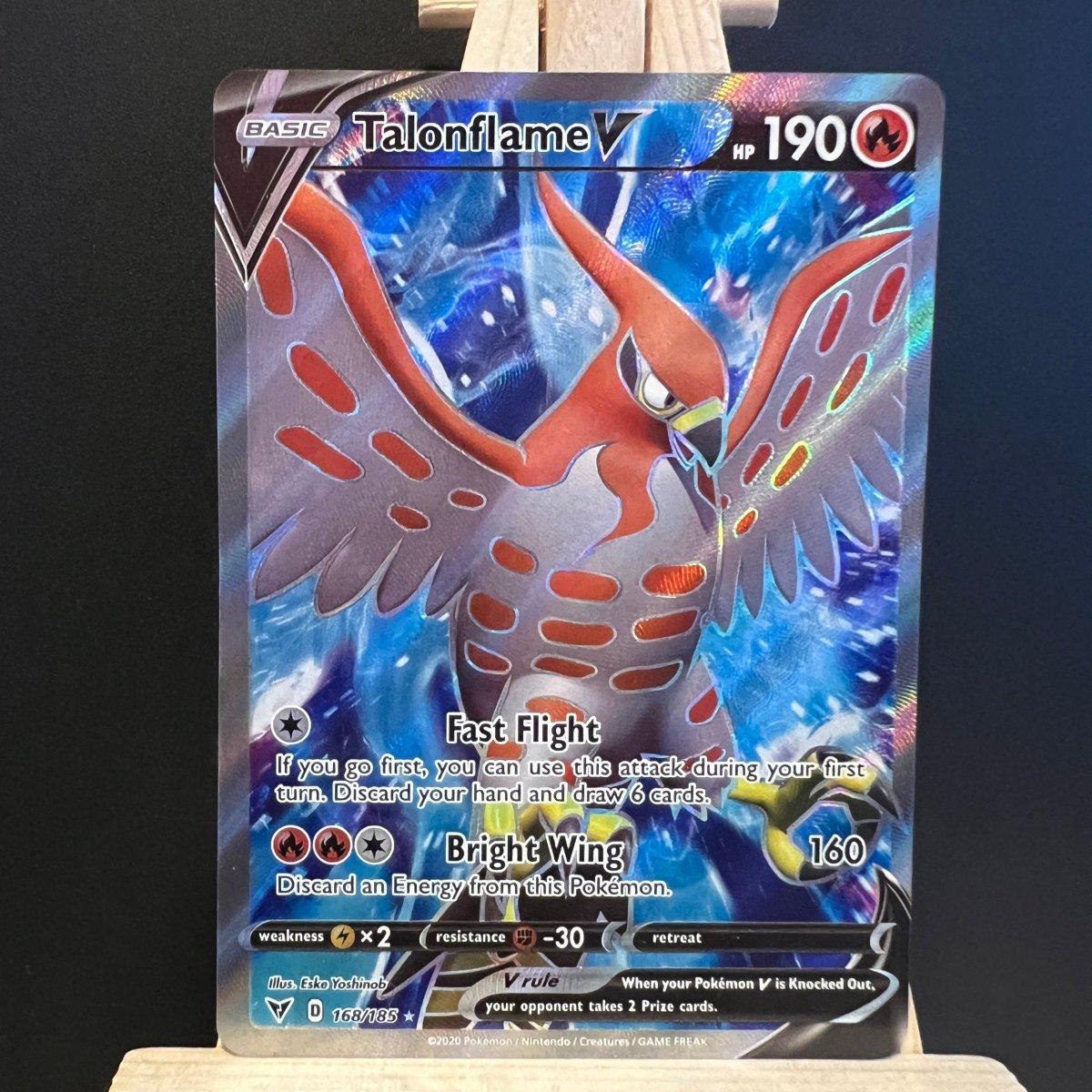 Talonflame V #168 Pokemon Card (Vivid Voltage) - Unbox Unbored