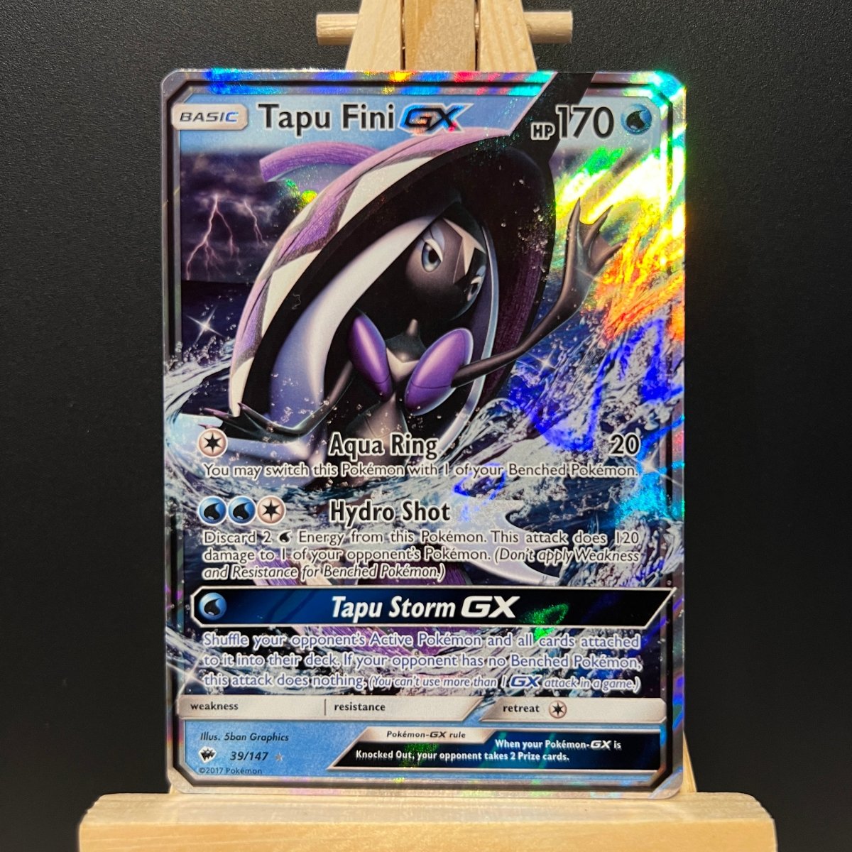 Tapu Fini GX #39 Pokemon Card (Burning Shadows) - Unbox Unbored