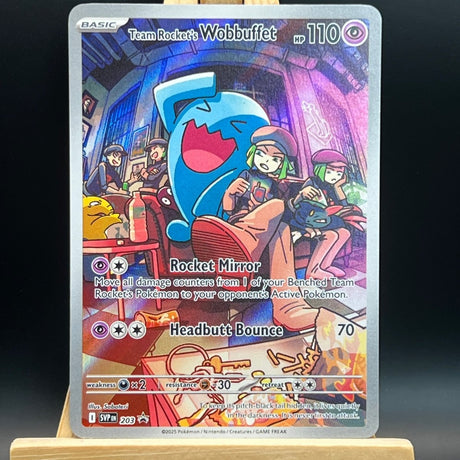 Team Rocket's Wobbuffet 203 Pokemon Card (Promo) - Unbox Unbored