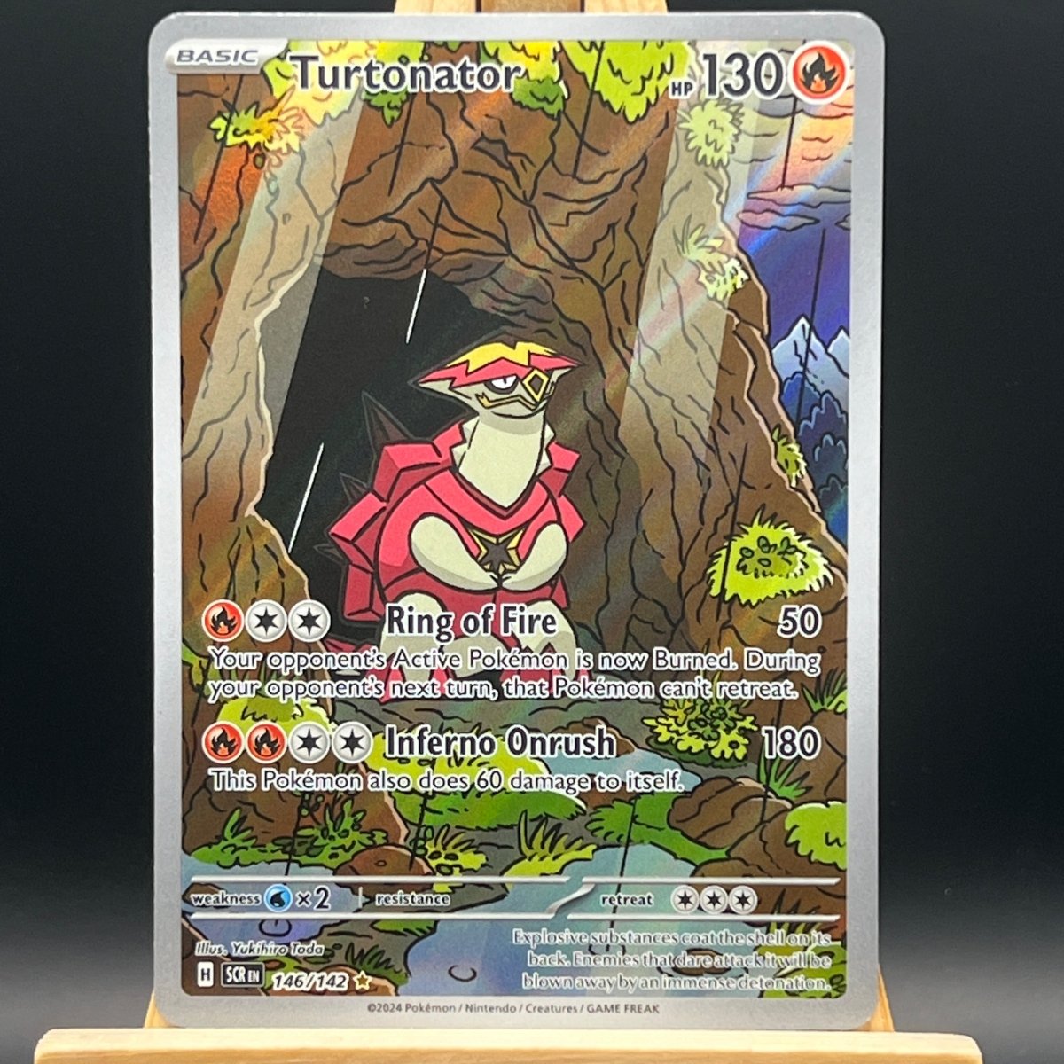 Turtonator 146 Pokemon Card (Stellar Crown) - Unbox Unbored