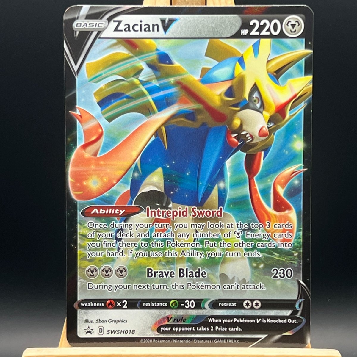 Zacian SWSH018 Pokemon Card (Promo) - Unbox Unbored
