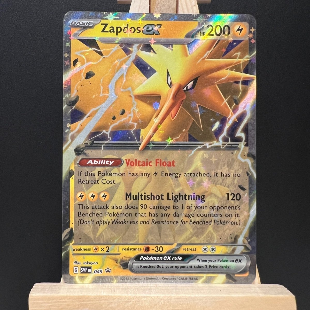 Zapdos ex #49 Promo Pokemon Card (Scarlet & Violet) - Unbox Unbored