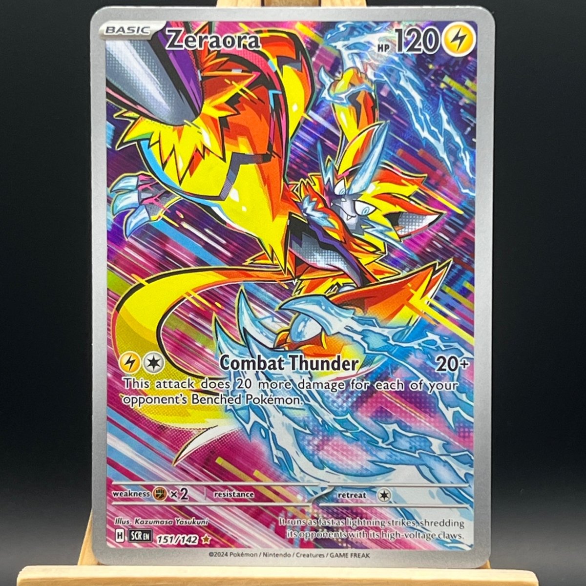 Zeraora 151 Pokemon Card (Stellar Crown) - Unbox Unbored
