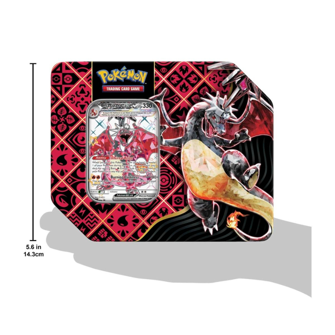 Pokemon TCG: Paldean Fates Large Tin (Charizard ex)