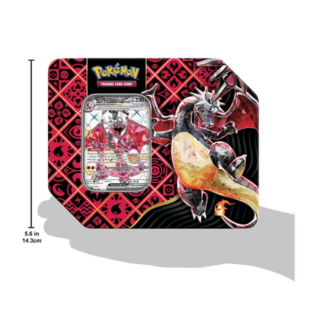Pokémon TCG: Paldean Fates Large Tin (Charizard ex)