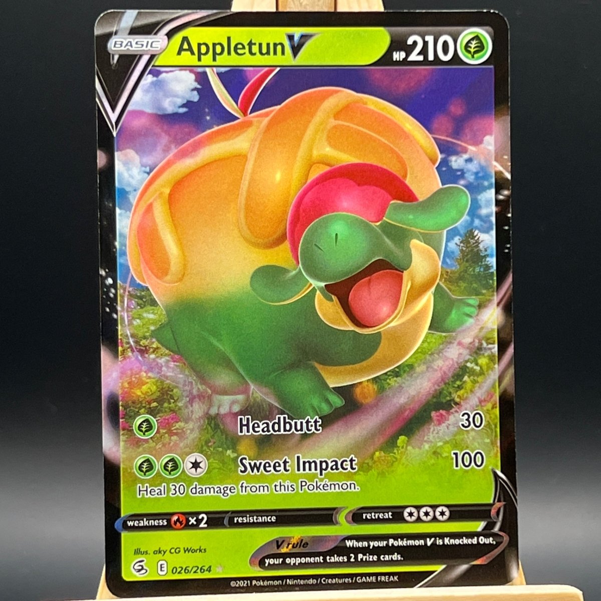 Appletun V #26 Pokemon Card (Fusion Strike)