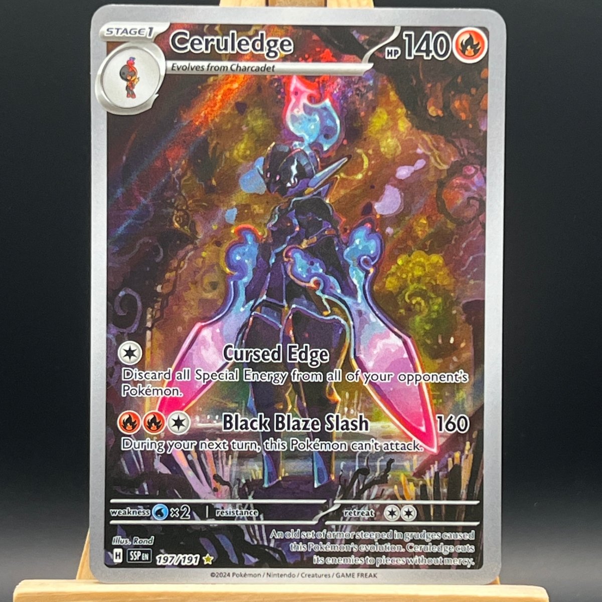 Ceruledge #197 Pokemon Card (Surging Sparks) | Unbox Unbored Ceruledge #197 Pokemon Card (Surging Sparks) | Unbox Unbored
