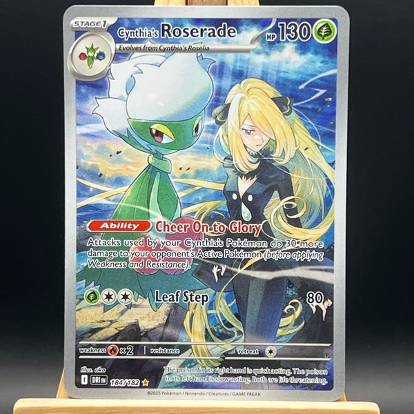 Cynthia's Roserade #184 Pokemon Card (Destined Rivals) | Unbox Unbored Cynthia's Roserade #184 Pokemon Card (Destined Rivals) | Unbox Unbored