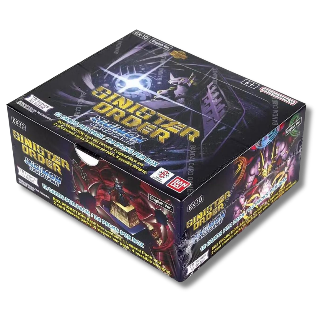 Digimon: Sinister Order (EX - 10) Booster Box (24 Packs) - Unbox Unbored