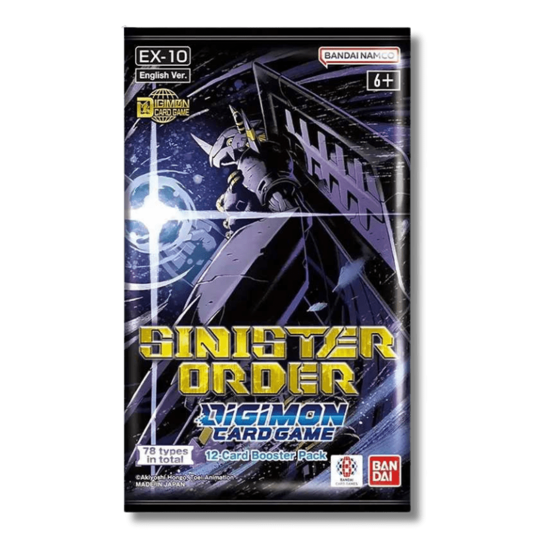 Digimon: Sinister Order (EX - 10) Booster Pack - Unbox Unbored