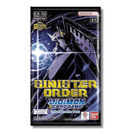 Digimon: Sinister Order (EX - 10) Booster Pack - Unbox Unbored