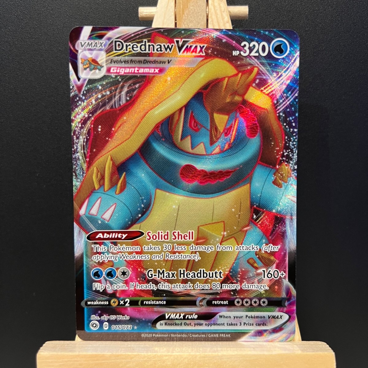 Dreadnaw VMAX #015 Pokemon Card (Champion's Path) - Unbox Unbored Ltd